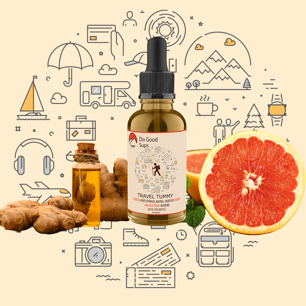 
                  
                    Travel Tummy, Bye Bye Bloating Formula.
                  
                